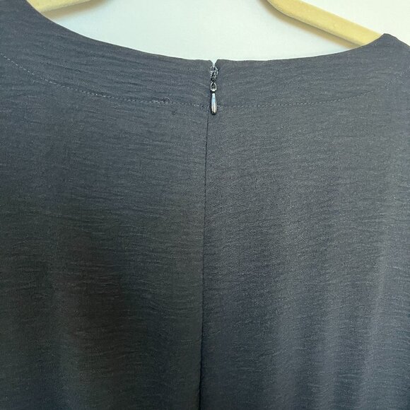 NWT Calvin Klein Black Sleeveless Wide Leg Crop Jumpsuit 14 - Picture 8 of 9